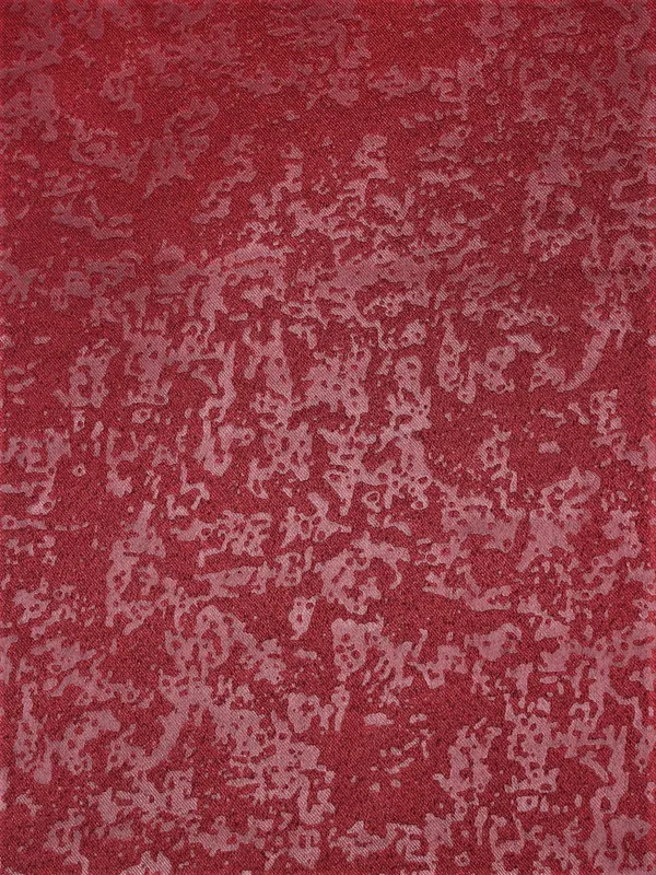 2_Pieces_100%_Blackout_Textured_Eyelet_Polyester_Curtains_-_Maroon