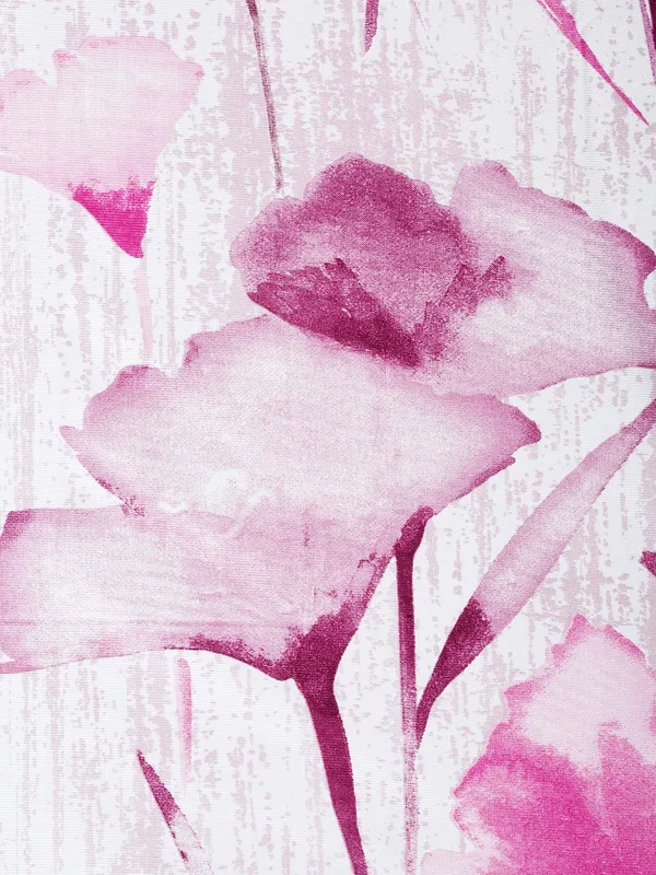 2_Pieces_Abstract_Garden_Eyelet_Polyester_Curtains_-_Purple