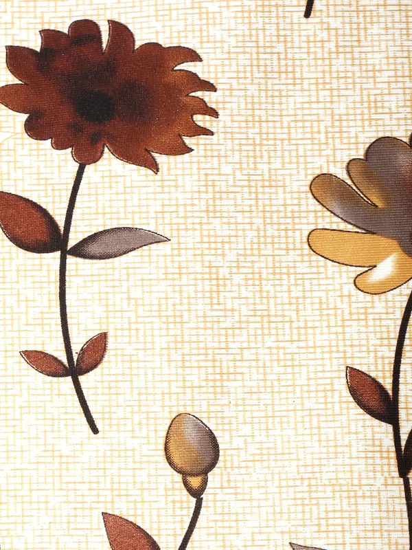 2_Pieces_Digital_Print_Eyelet_Polyester_Curtains_-_Brown