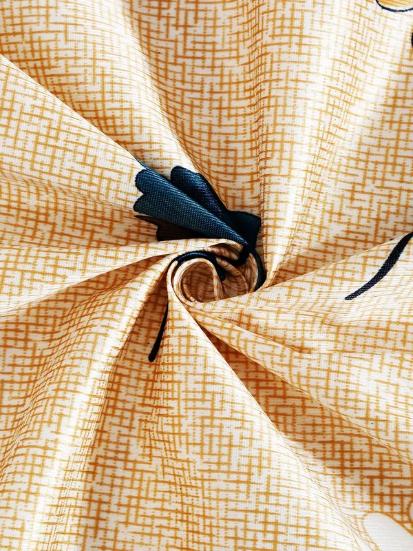 2_Pieces_Digital_Print_Eyelet_Polyester_Curtains_-_Blue
