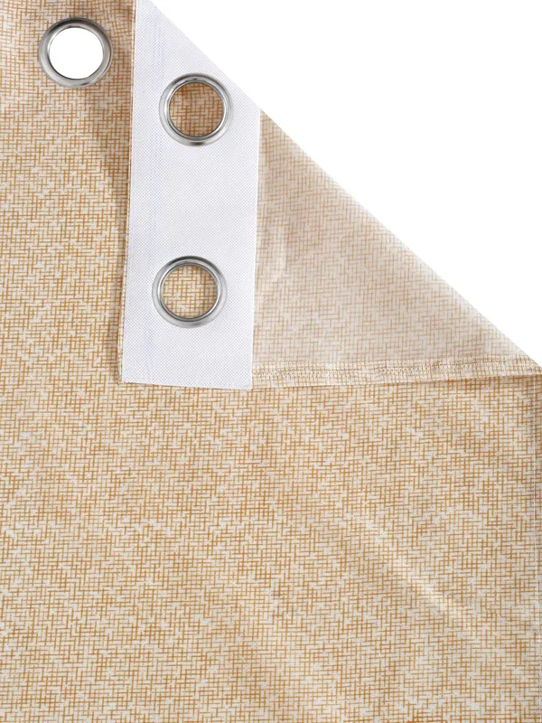 2_Pieces_Digital_Print_Eyelet_Polyester_Curtains_-_Green