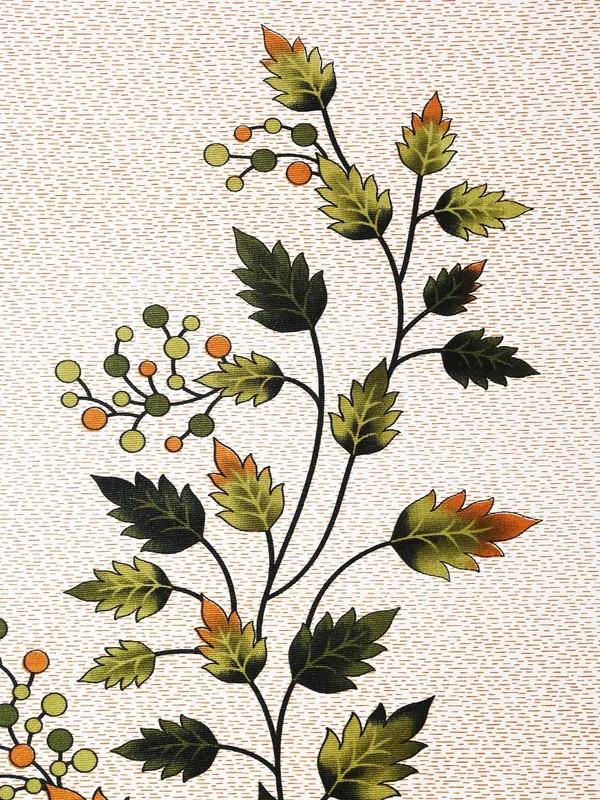 Home_Sizzler_2_Pieces_Leafy_Elegance_Panel_Eyelet_Polyester_Window_Curtains_-_5_Feet,_Green