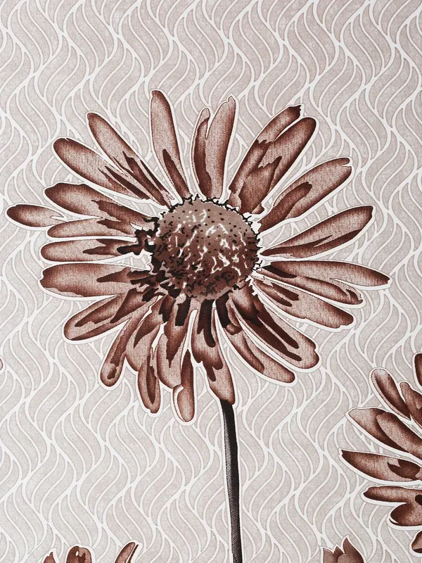Home_Sizzler_2_Pieces_Sunflower_Panel_Eyelet_Polyester_Door_Curtains_-_7_Feet,_Brown