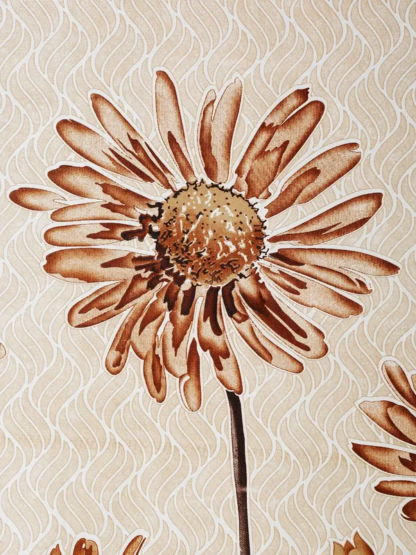 Home_Sizzler_2_Pieces_Sunflower_Panel_Eyelet_Polyester_Door_Curtains_-_7_Feet,_Gold