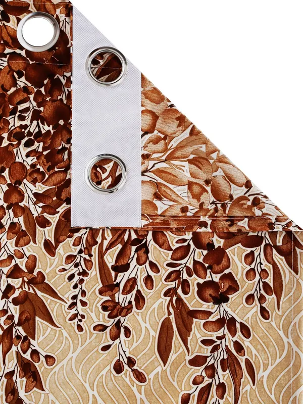Home_Sizzler_2_Pieces_Sunflower_Panel_Eyelet_Polyester_Door_Curtains_-_7_Feet,_Gold