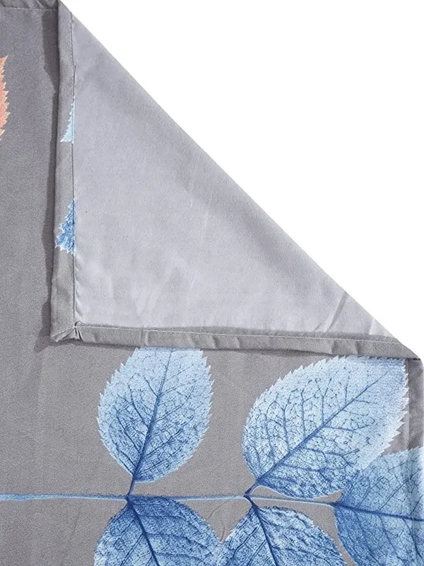 144_TC_Microfibre_Floral_Grey_Double_Bedsheet_with_2_King_Size_Pillow_Covers