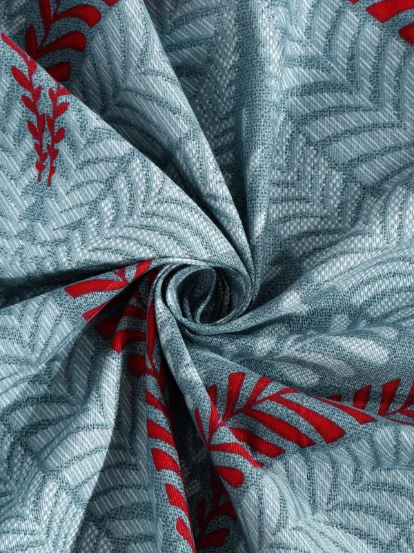 144TC_Vibrant_Vines_Baby_Blue_Double_Bedsheet_with_2_King_Size_Pillow_Covers