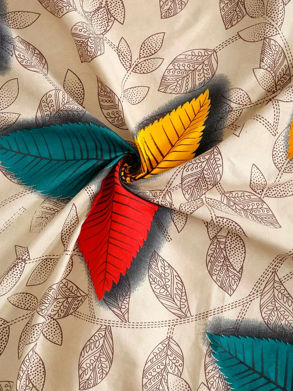 144_TC_Microfibre_3D_Floral_Multi_Single_Bedsheet_with_1_Pillow_Cover