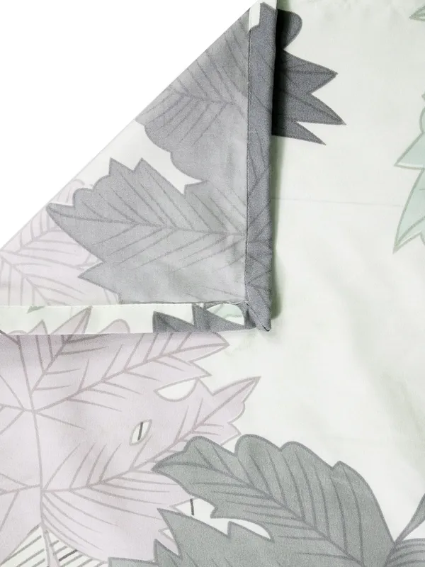 144_TC_Microfibre_Multicolor_Maple's_Leaf_Single_Bedsheet_with_1_Pillow_Cover
