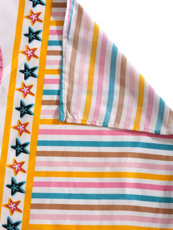 144_TC_Microfibre_Kid's_Dolphin_Single_Bedsheet_with_1_Pillow_Cover