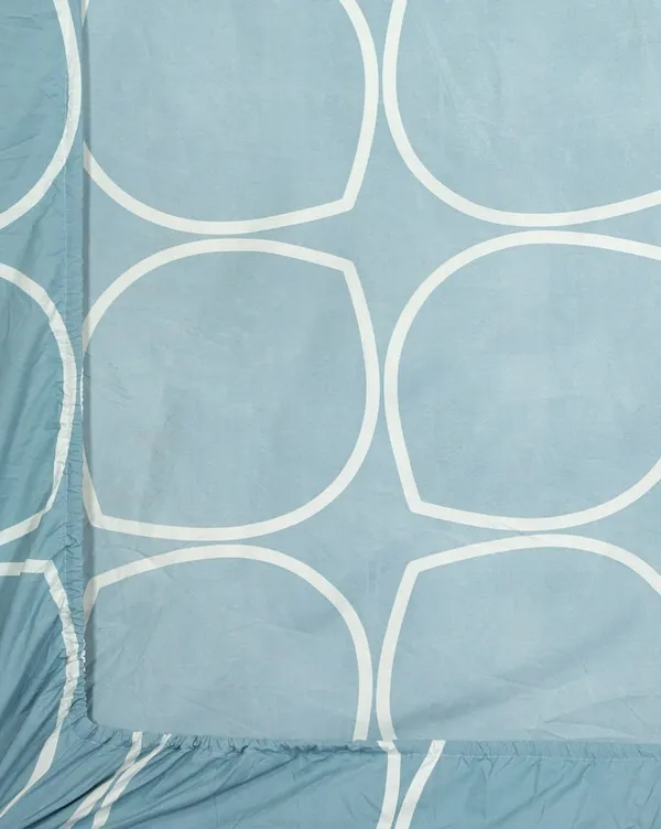144TC_Geometrical_Grey_Microfibre_Single_Bedsheet_with_1_Pillow_Cover