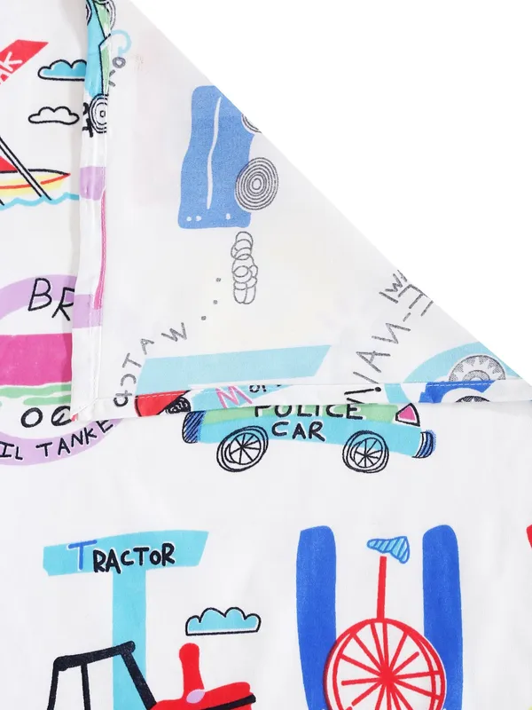Home_Sizzler_144TC_Microfibre_Kid's_Alphabetical_Cartoon_Single_Bedsheet_with_1_Pillow_Cover