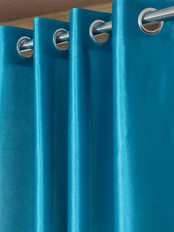 Home_Sizzler_2_Pieces_Solid_Patch_Bloom_Burst_Eyelet_Polyester_Window_Curtains_-_5_Feet,_Aqua