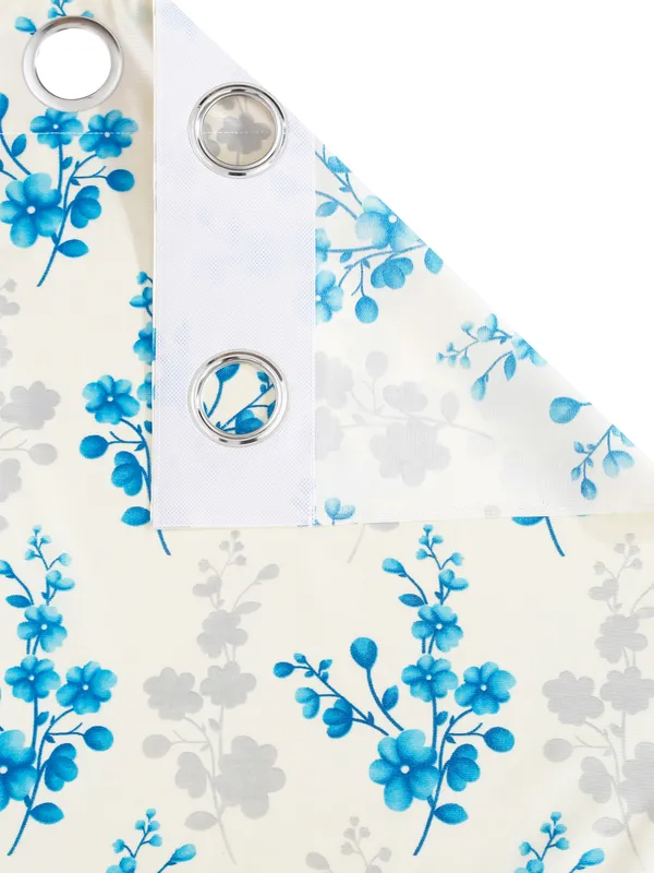 Home_Sizzler_2_Pieces_Bloom_Burst_Eyelet_Polyester_Window_Curtains_-_5_Feet,_Aqua