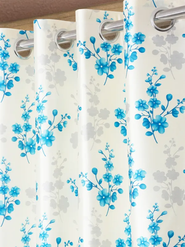 Home_Sizzler_2_Pieces_Bloom_Burst_Eyelet_Polyester_Window_Curtains_-_5_Feet,_Aqua