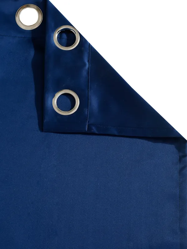 1_Piece_Solid_Blackout_Eyelet_Polyester_Curtains_-_Blue