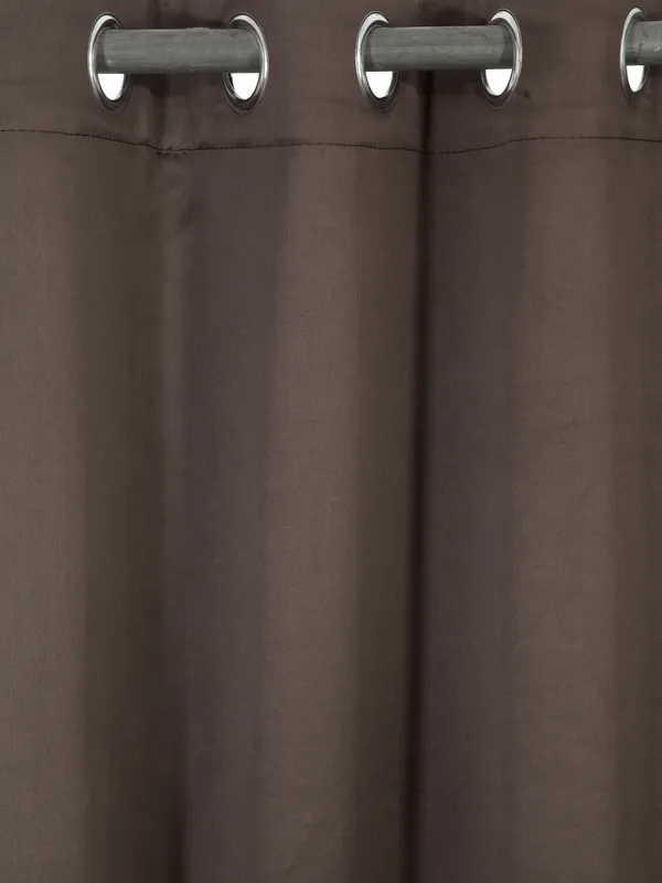 1_Piece_Solid_Blackout_Eyelet_Polyester_Curtains_-_Brown