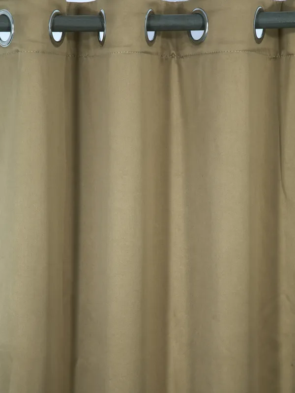 1_Piece_Solid_Blackout_Eyelet_Polyester_Curtains_-_Beige