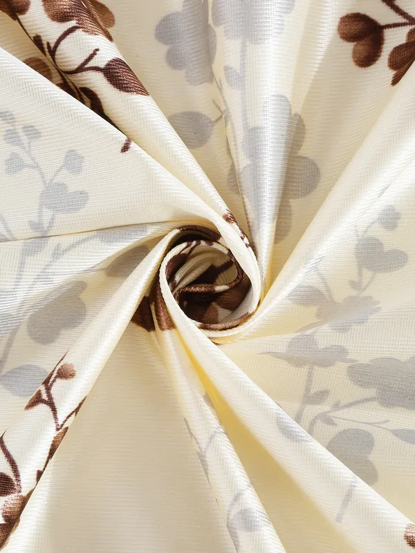 Home_Sizzler_2_Pieces_Bloom_Burst_Eyelet_Polyester_Window_Curtains_-_5_Feet,_Brown