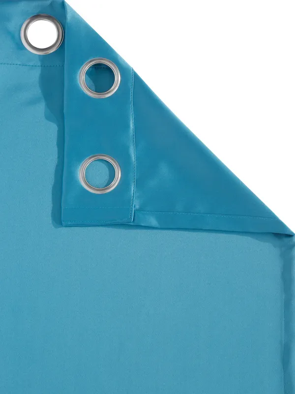 1_Piece_Solid_Blackout_Eyelet_Polyester_Curtains_-__Aqua