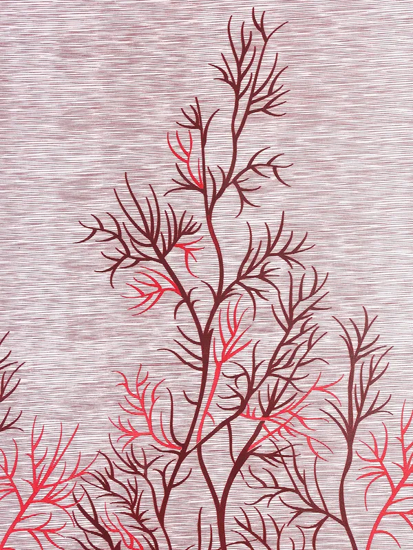 2_Pieces_Garden_Panel_Eyelet_Polyester_Curtains_-_Maroon