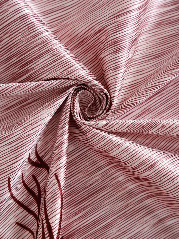 2_Pieces_Garden_Panel_Eyelet_Polyester_Curtains_-_Maroon