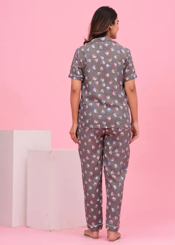 Grey_Viscose_Rayon_Printed_Night_Suit_Set_for_Women