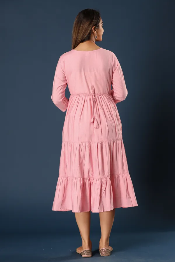 Pink_Khadi_Cotton_Embroidered_Flared_Kurta_for_Women