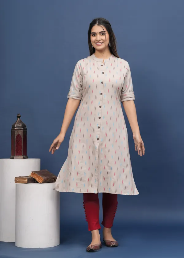 Beige_Khadi_Cotton_Abstract_A-line_Kurti_for_Women