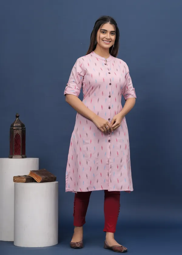 Pink_Khadi_Cotton_Abstract_A-line_Kurti_for_Women