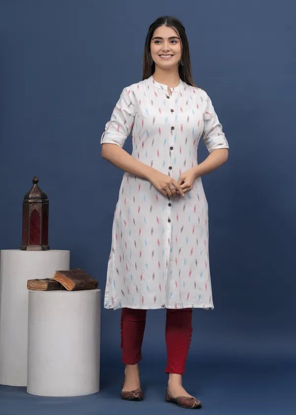 White_Khadi_Cotton_Abstract_A-line_Kurti_for_Women