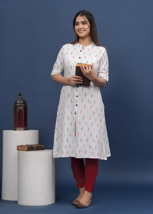 White_Khadi_Cotton_Abstract_A-line_Kurti_for_Women