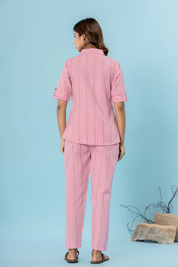 Pink_Shirt_Pant_Co-ords_Set