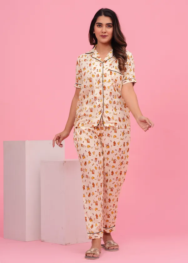 Yellow_&_Beige_Viscose_Rayon_Printed_Night_Suit_Set_for_Women