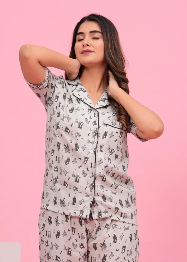 Grey_Viscose_Rayon_Printed_Night_Suit_Set_for_Women