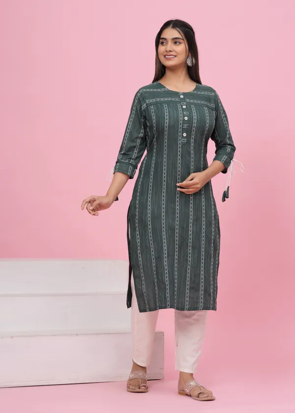 Multicolor_Khadi_Cotton_Embroidered_Kurta_Pant_Set_for_Women