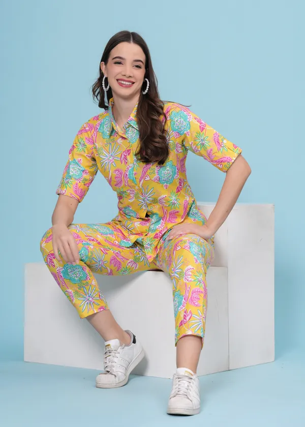 Yellow_Shirt_Pant_Co-ords_Set