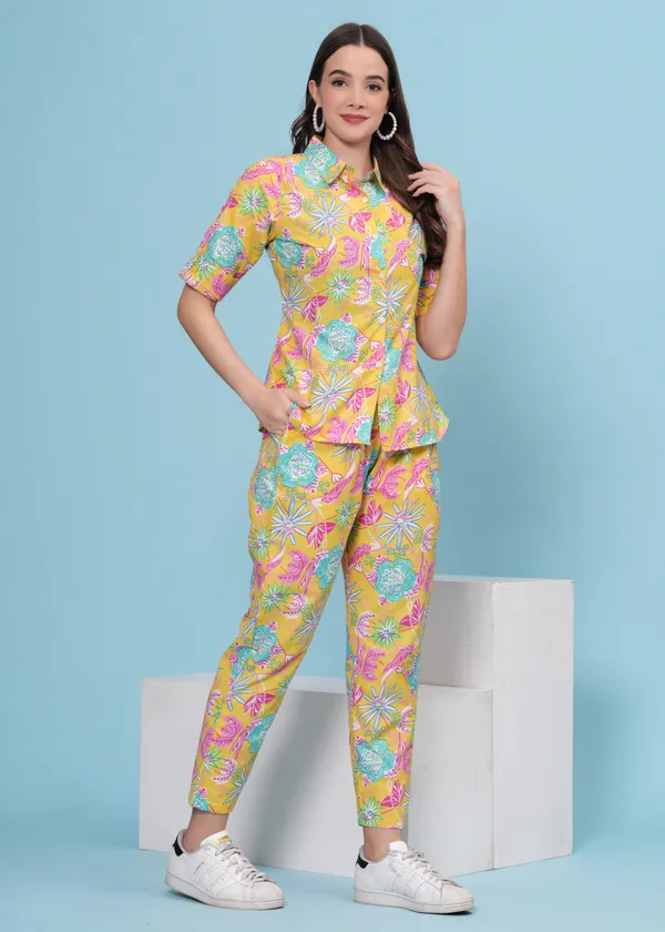 Yellow_Shirt_Pant_Co-ords_Set