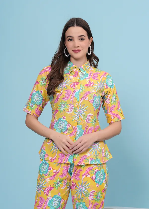 Yellow_Shirt_Pant_Co-ords_Set
