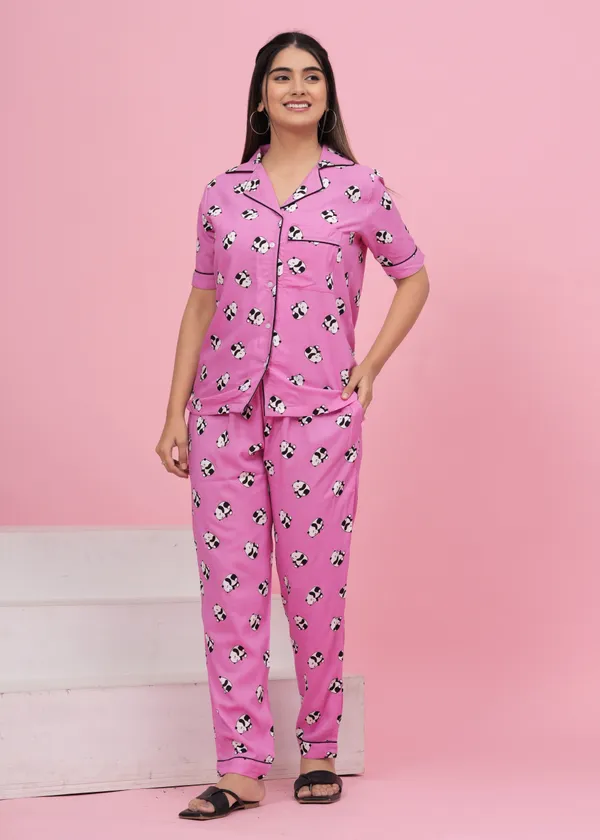 Pink_Rayon_Printed_Shirt_&_Pyjama_set_for_Women