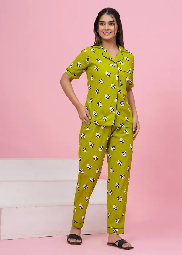 Light_Green_Rayon_Printed_Shirt_&_Pyjama_set_for_Women