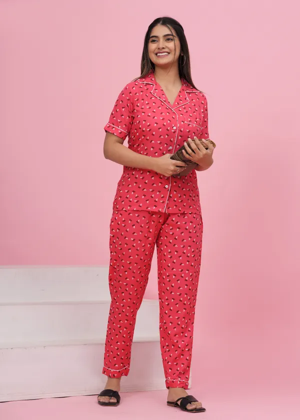 Pink_Rayon_Printed_Shirt_&_Pyjama_set_for_Women