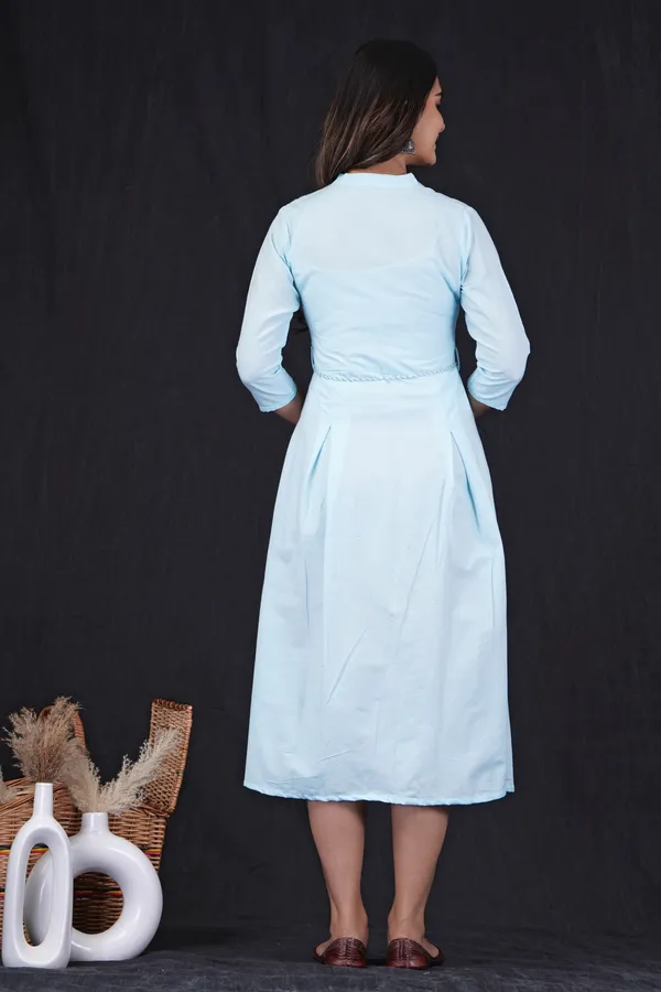 Light_Blue_Khadi_Cotton_Solid_Frontslit_Kurta_for_Women
