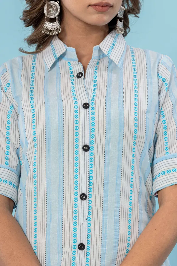 Multicolor_Cotton_Blend_Woven_Design_A-line_Kurti_for_Women