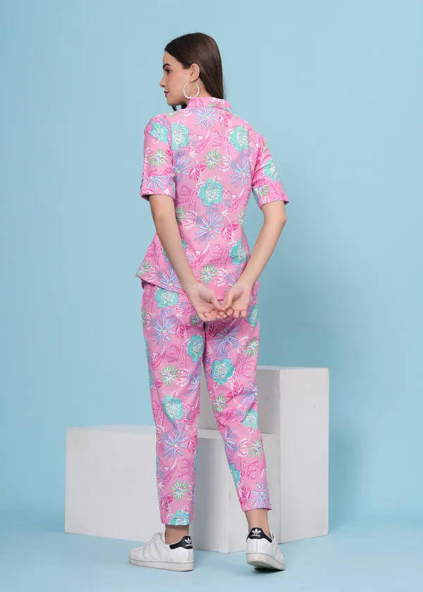 Pink_Shirt_Pant_Co-ords_Set