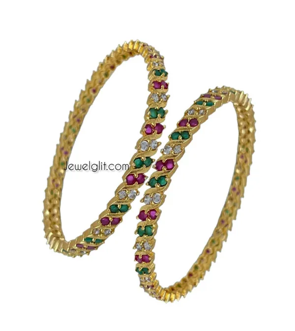 Multi_Colour_Premium_Quality_Impon_Microplated_Bangle