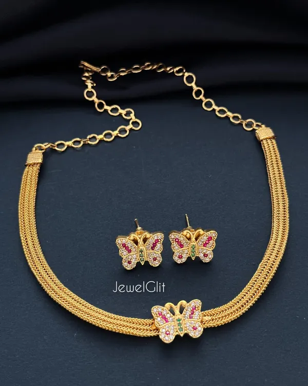 Simple_&_Elegant_Butterfly_Choker