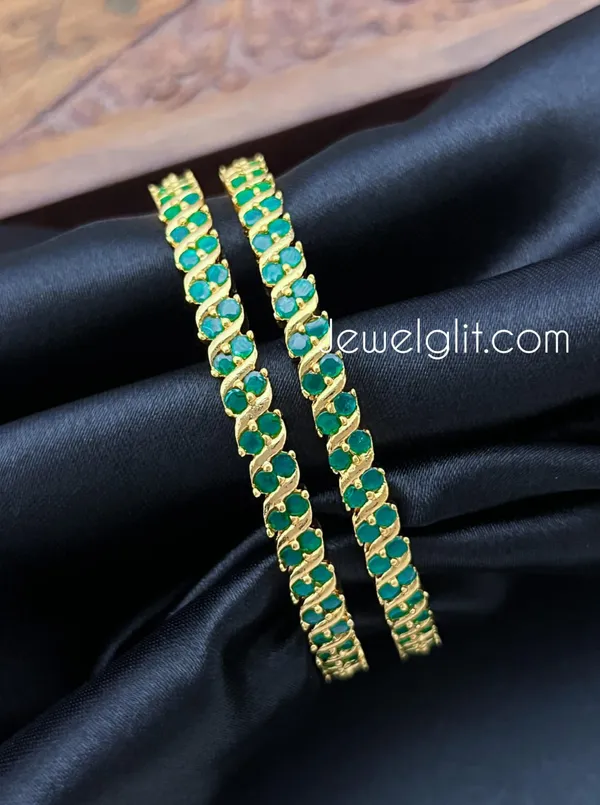 Green_Colour_Premium_Quality_Impon_Microplated_Bangle