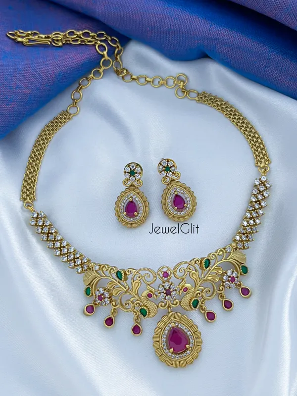 Elite_Colourful_Antique_Finish_Cute_Choker