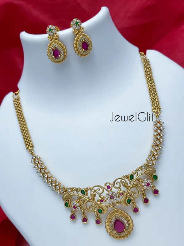 Elite_Colourful_Antique_Finish_Cute_Choker